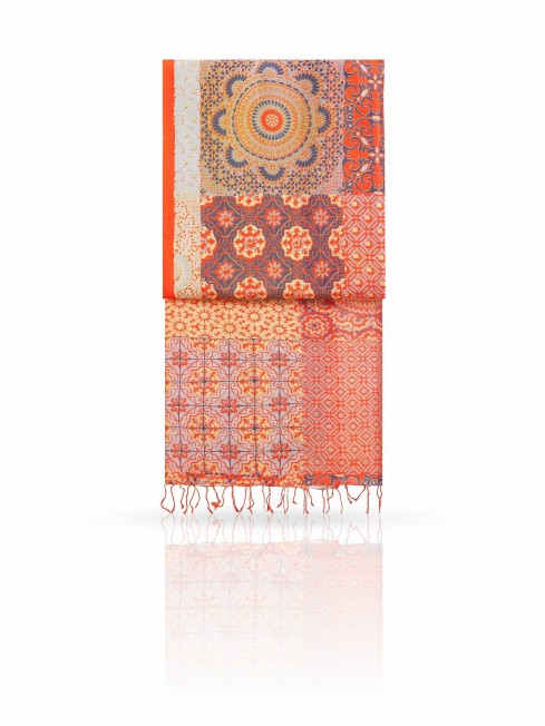 Палантин Женский S30-EURO.TILE/HOT.RED